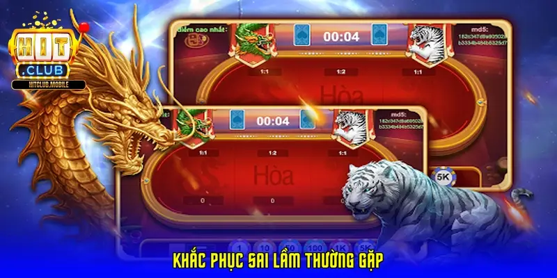Khắc phục sai lầm thường gặp