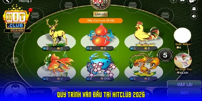 Quy trình ván đấu tại HitClub 2026