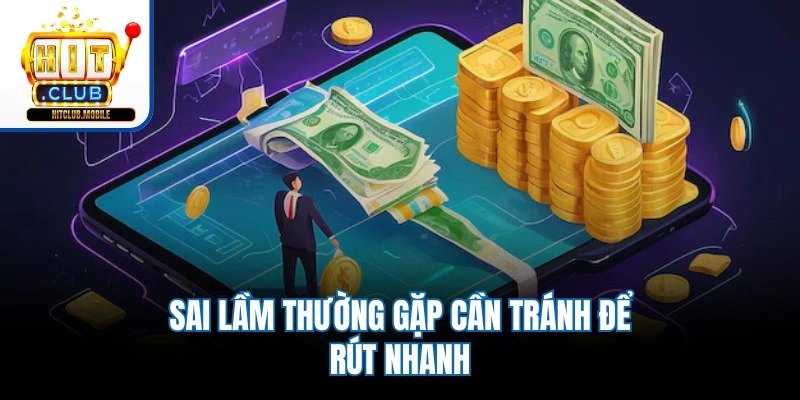 Sai lầm thường gặp cần tránh để rút nhanh